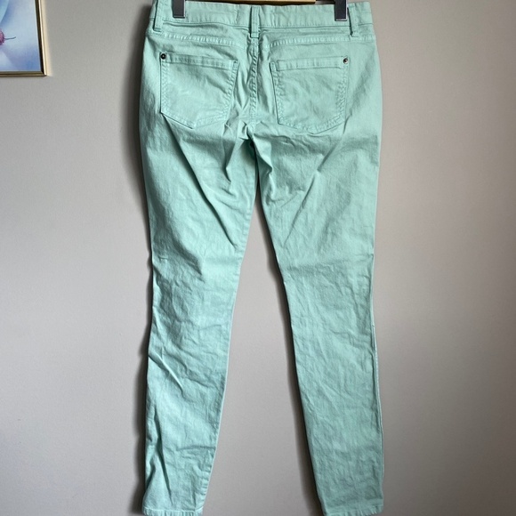 Life in Progress‎ Peppermint Green Denim Women's Straight Leg Jeans Size 26 - Picture 5 of 12